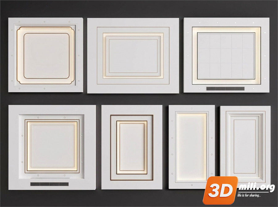 Ceiling Decoration Skp Files